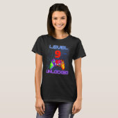 9e 9e 9 jaar Gamer Game Controller Son Tiener T-shirt (Voorkant volledig)