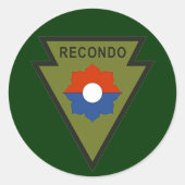 9e Inf Div Recondos sticker (Voorkant)