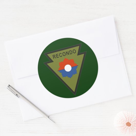 9e Inf Div Recondos sticker (Envelop)
