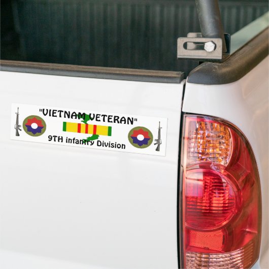 9e Inf divisie bumper sticker (Op Truck)