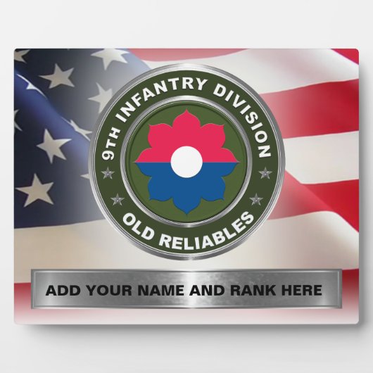 9e infanteriedivisie fotoplaat (Voorkant)