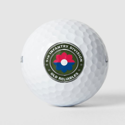 9e infanteriedivisie golfballen (Voorkant)
