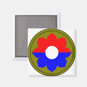 9e infanteriedivisie magneet (Voorkant / Achterkant)