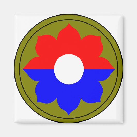 9e infanteriedivisie magneet (Voorkant)