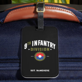 9e Infanteriedivisie "Old Reliables" Bagagelabel