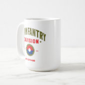 9e Infanteriedivisie "Old Reliables" Custom Koffiemok (Voorkant links)