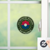 9e infanteriedivisie raamsticker (Huis)