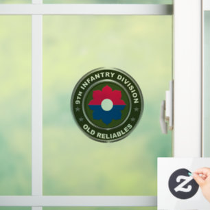 9e infanteriedivisie raamsticker