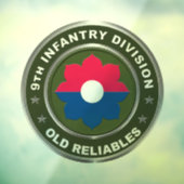 9e infanteriedivisie raamsticker (Vel 3)