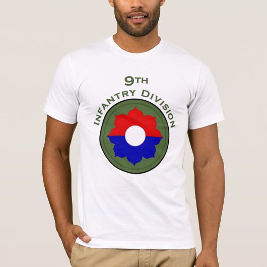 9e Infanteriedivisie schouderpleister T-shirt (Voorkant)
