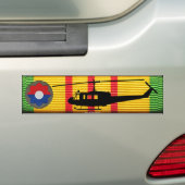 9e infanteriedivisie UH-1 Huey VSM Bumpersticker (Op auto)