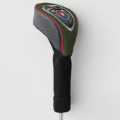 9e Infanteriedivisie Veteranen Schild Golfheadcover (Schuin)