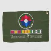 9e infanteriedivisie Vietnam Veteraan Golfhanddoek (Horizontaal)