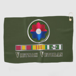 9e infanteriedivisie Vietnam Veteraan Golfhanddoek