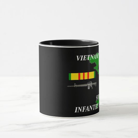 9e infanteriedivisie Vietnam Veteran Coffee Mugs Mok (Midden)