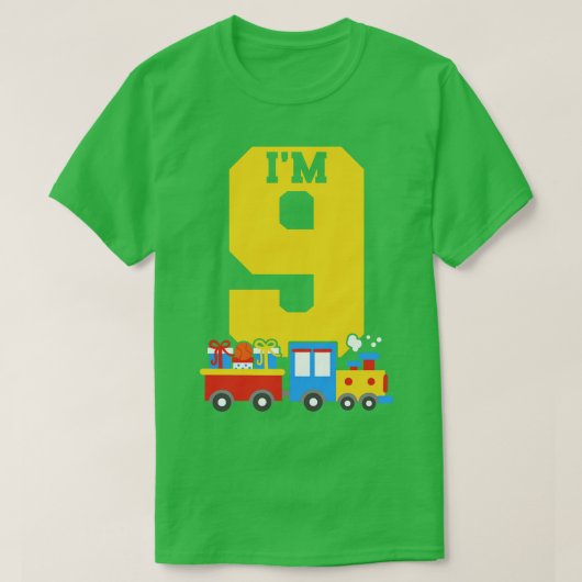9e jaartrein t-shirt (Design voorkant)