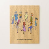 9e kerstdag (negen dames) Jigzaag Puzzle Legpuzzel (Verticaal)