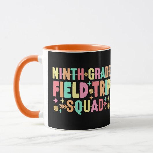 9e klas Field Trip Squad Terug naar School Matchin Mok (Links)