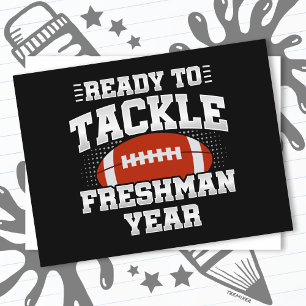 9e klas Football klaar om terug te pakken naar sch Briefkaart