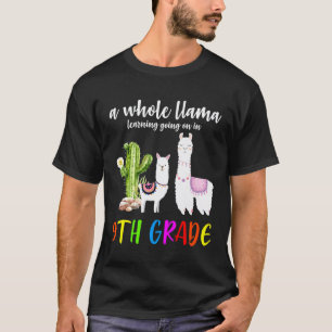 9e klas lama cactus student terug naar school t-shirt