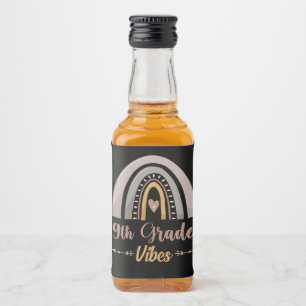 9e klas sfeer regenboog negende klas terug naar sc likeurfles etiket