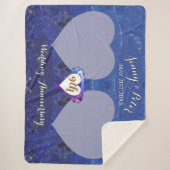 9e Lapis Foto's Huwelijk JubileumSherpa Deken (Voorkant)