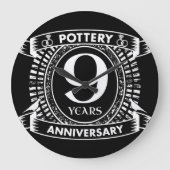 9e trouwdag grote klok (Voorkant)