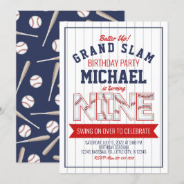 9e Uitnodiging voor honkbal