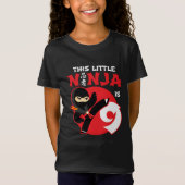 9e Verjaardag 9 Jaar Oud Kinder Feest Little Ninja T-shirt (Voorkant)