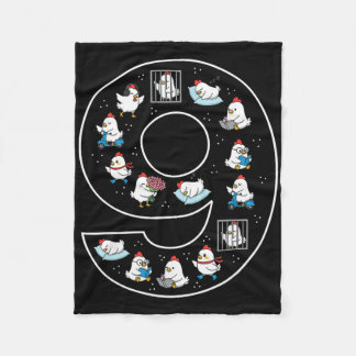 9e verjaardag 9 jaar oude kip jongens meisjes boer fleece deken