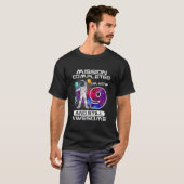 9e verjaardag Astronaut Space 9 jaar oud Dag 1 T-shirt (Voorkant volledig)