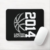 9e verjaardag Basketbal Limited Edition 2014 1 Muismat (Met muis)