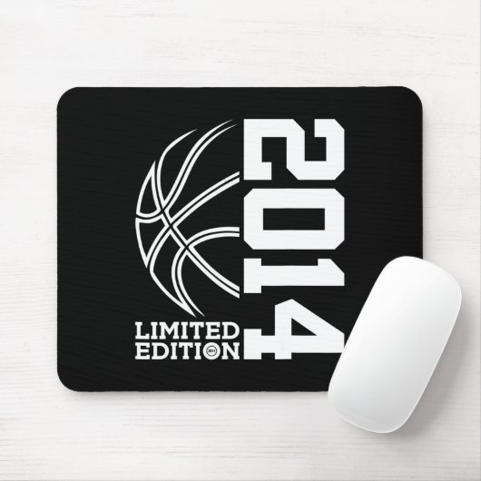 9e verjaardag Basketbal Limited Edition 2014 1 Muismat (Met muis)