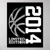 9e verjaardag Basketbal Limited Edition 2014 1 Poster (Voorkant)