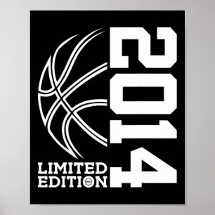 9e verjaardag Basketbal Limited Edition 2014 1 Poster