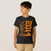 9E VERJAARDAG BASKETBAL LIMITED EDITION 2014 T-SHIRT (Voorkant volledig)