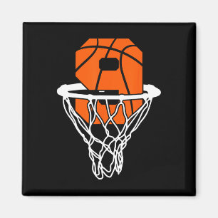 9e verjaardag basketbal negen 9 jaar oud jongens K Magneet
