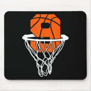 9e verjaardag basketbal negen 9 jaar oud jongens K Muismat