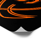 9e verjaardag basketbal negen 9 jaar oud jongens K Poster (Hoek)