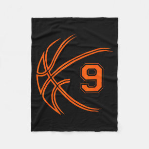 9e verjaardag basketbal negen 9 jaar oude jongens  fleece deken