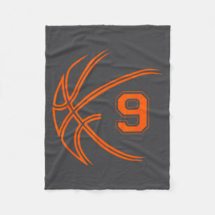 9e verjaardag basketbal negen 9 jaar oude jongens  fleece deken