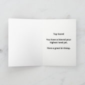 9e verjaardag computergamer kaart (Binnen)