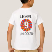 9e verjaardag computergamer t-shirt (Achterkant)