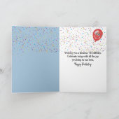 9e verjaardag Duck dansen in een regenplas Kaart (Binnen)