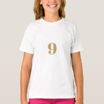 9e verjaardag Gelukkige Negende Gouden Geschenk va T-shirt<br><div class="desc">Ontworpen voor verjaardagsvieringen!</div>