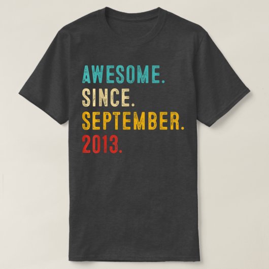 9e verjaardag Geschenken 9 jaar oud Geweldige sind T-shirt (Design voorkant)