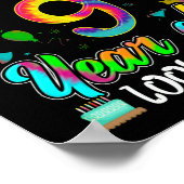 9e verjaardag Geweldige 9 jaar oud ziet er uit Poster (Hoek)