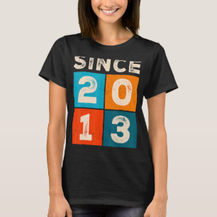 9e verjaardag Geweldige sinds 2013 Jongen Meisje-K T-shirt