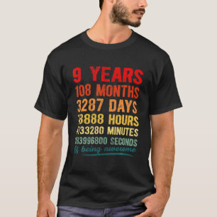 9e Verjaardag Jongen Meisje Kinder Dochterzoon Hem T-shirt