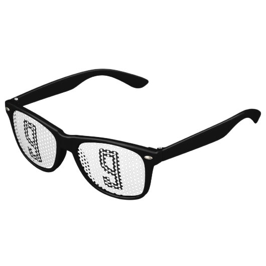 9E VERJAARDAG LEEFTIJD 9 RETRO PARTY ZONNEBRIL (Gekanteld)